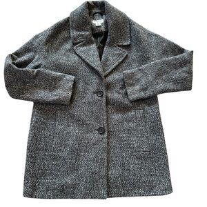 Women’s Celebrity Pink Gray Pea Coat Size Medium